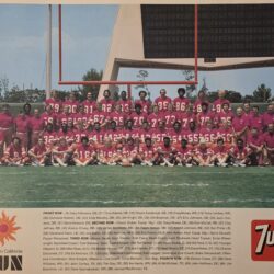 WFL So-Cal Sun 1974 7Up Calendar