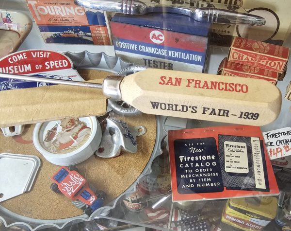 1939 San Francisco Worlds Fair Wood Handled Ice Pick Body