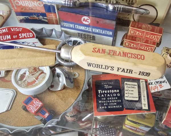 1939 San Francisco Worlds Fair Wood Handled Ice Pick Discoloration