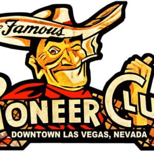 Famous Pioneer Club Las Vegas License Plate Topper