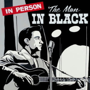 Johnny Cash The Man In Black-In Person