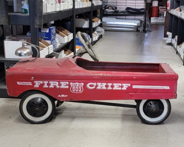 AMF Fire Chief Pedal Car, Original