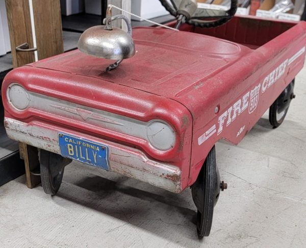 AMF Fire Chief Pedal Car, Original Front