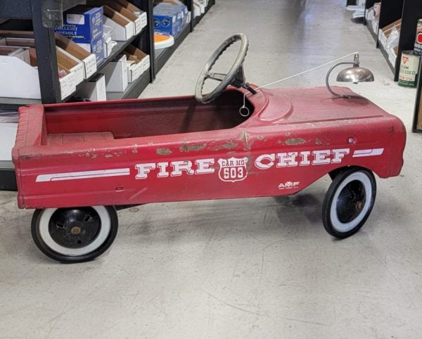 AMF Fire Chief Pedal Car, Original Right Side