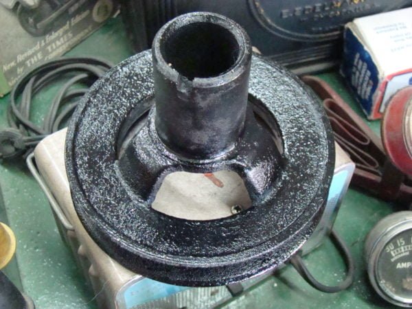 1928-34 Crankshaft Pulley, Used Front