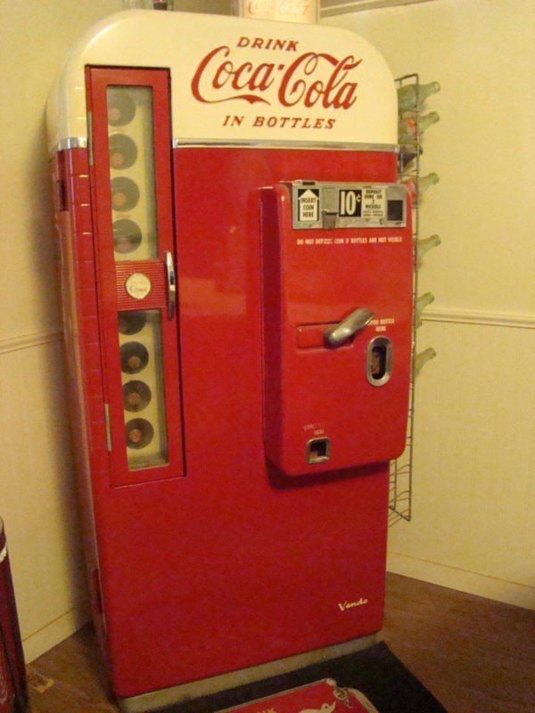 Drink Coca-Cola In Bottles Vendo 81-B Machine, Original