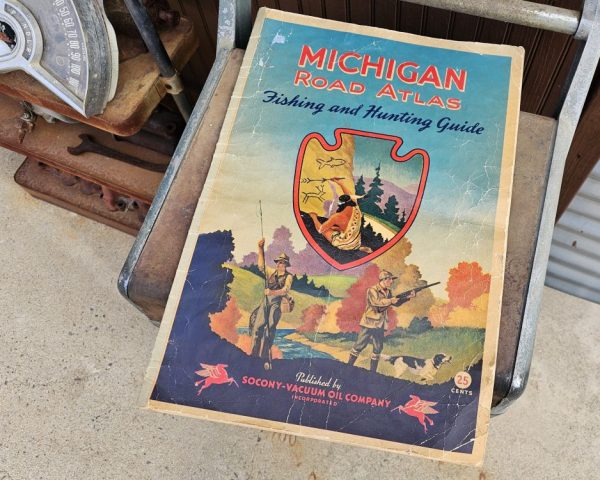 Mobiloil Michigan Fishing And Hunting Guide, 1941