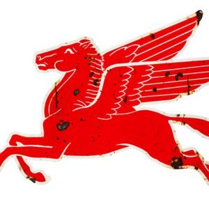 Mobil Pegasus Flying Horse Aged