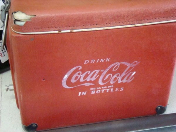 Coca-Cola Royal Suitcase Picnic Cooler Side