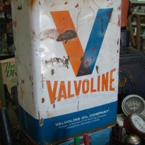 Valvoline Motor Oil Company Can, One Gallom