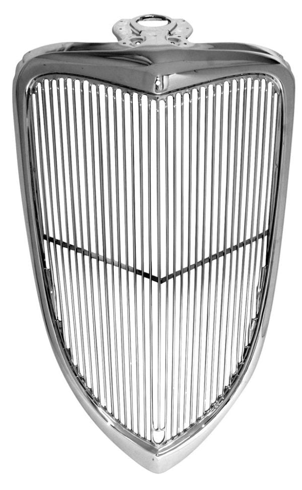 1934 Grille, Chrome