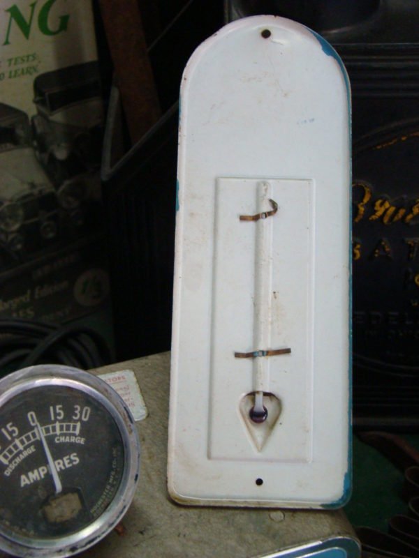 Mobilgas/Mobiloil Pegasus Thermometer Back