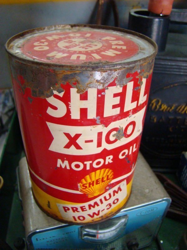 Shell X-100 Motor Oil Side