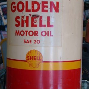 Shell Golden Motor Oil Can