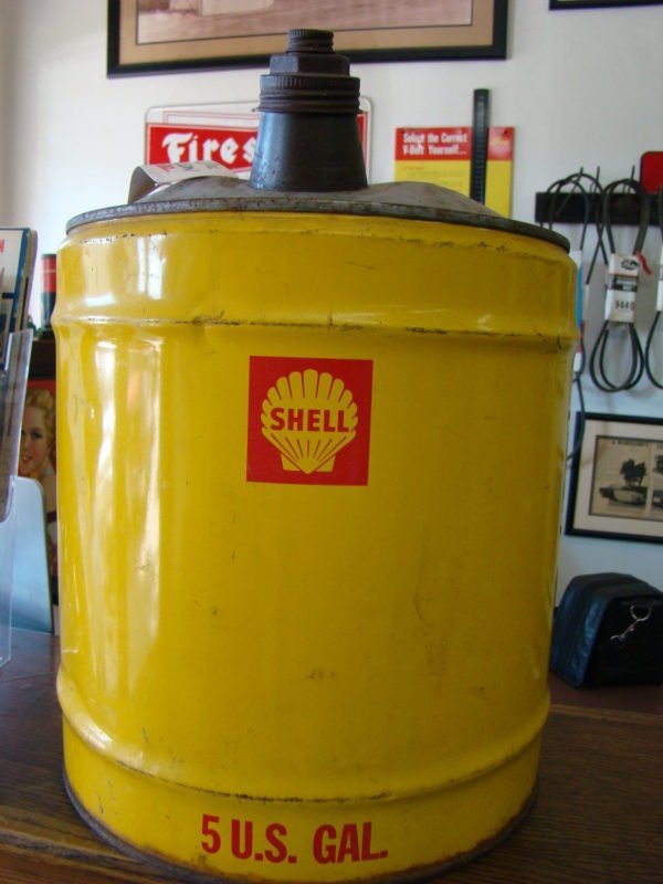 Shell Five U S Gallon Can