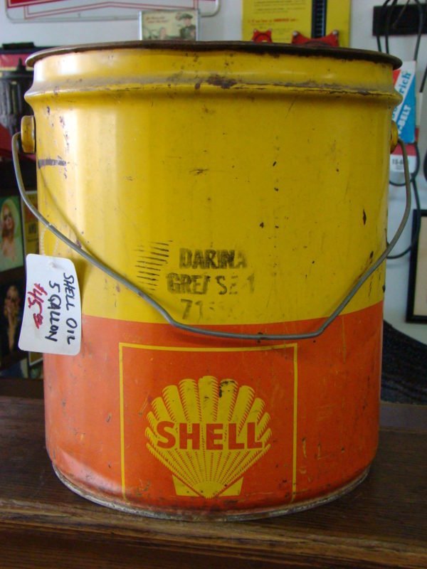 Shell Oil Company Grease Bucket