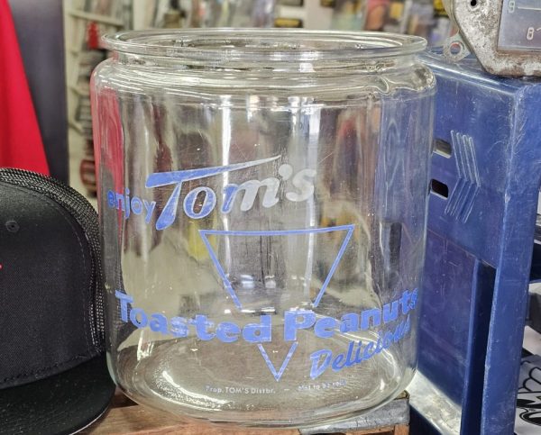 Enjoy Toms Toasted Peanuts Delicious Glass Jar ONLY