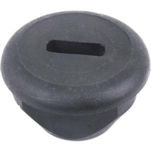 1938-40 Choke & Throttle Dash Grommet, Black Rubber