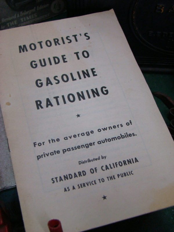 Standard Of California Motorists Guide To Gasoline Rationing