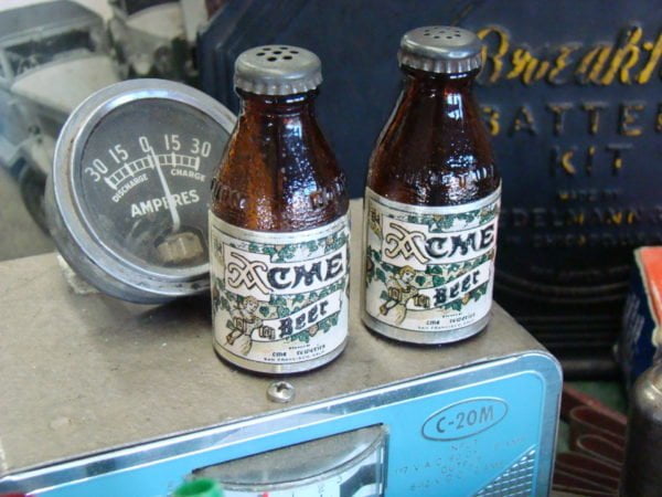 Acme Beer Mini Bottle Salt Pepper Shaker Set