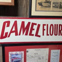 Camel Flour Embossed Sign Tin