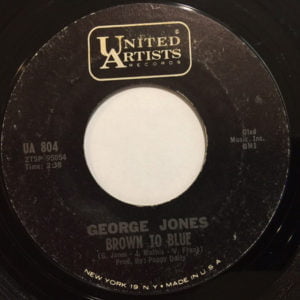 George Jones: Brown To Blue/Least Of All