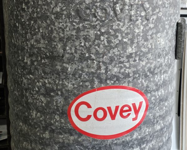 Covey Galvanized Insulated Water Cooler With Spigot Decal