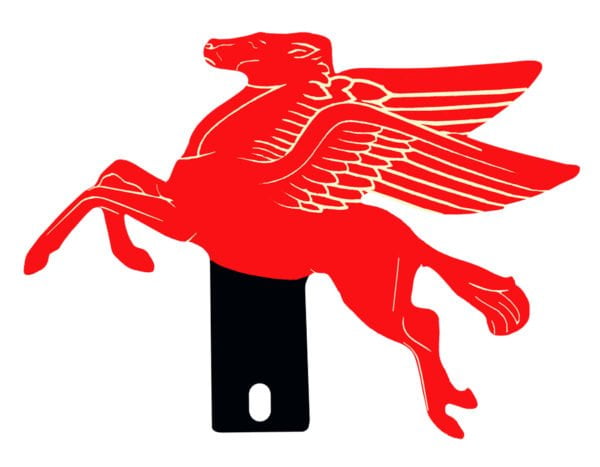 Mobil Pegasus License Plate Topper