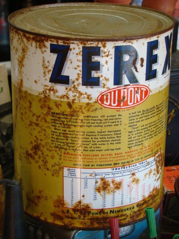 ZEREX Permanent Type Anti-Freeze By Dupont Can Back