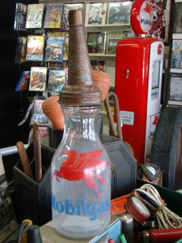 Mobilgas Pegasus Oil Bottle One Quart