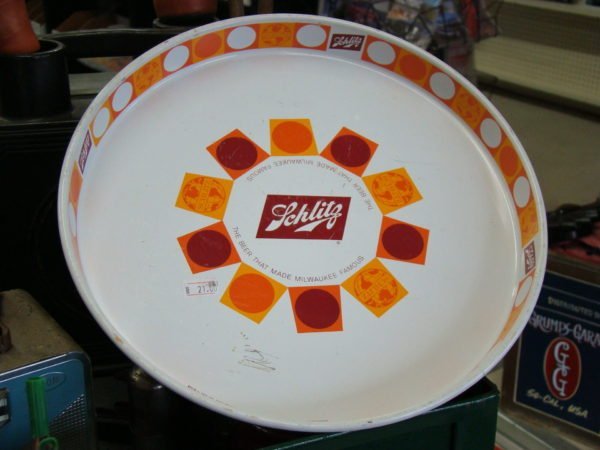 Schlitz Beer That Made Milwaukee Famous Tray