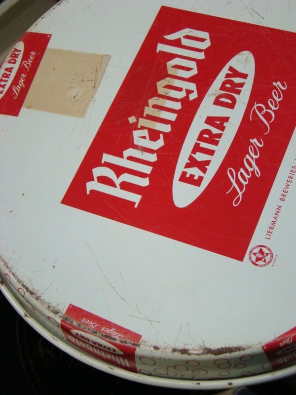 Rheingold Extra Dry Lager Serving Tray Logo