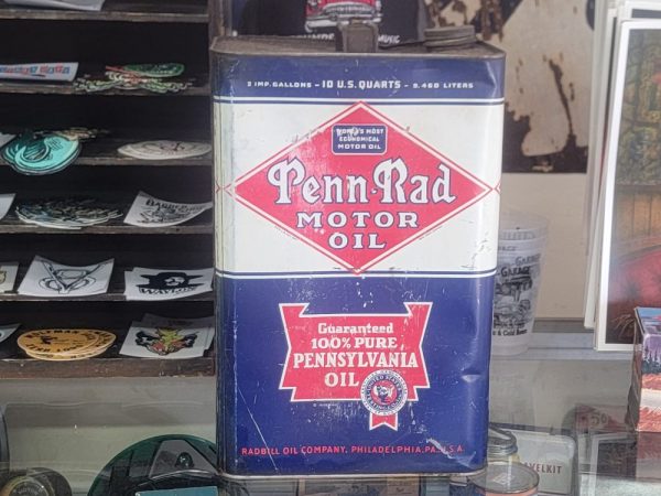 Penn-Rad Motor Oil Can, 10 Quart