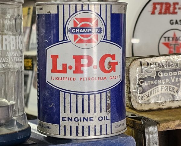 Champlin L.P.G. Motor Oil Can, Quart