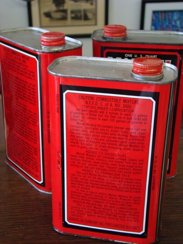 Marvel Mystery Oil Top Cylinder Lubrication Quart Back