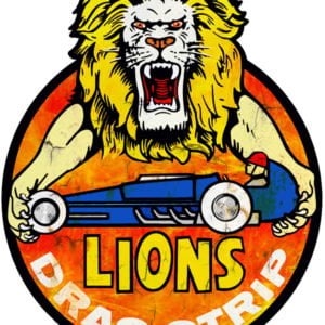 Lions Drag Strip Motor Speedway Aged