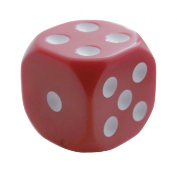 Universal Fit Dice Shift Knob Red