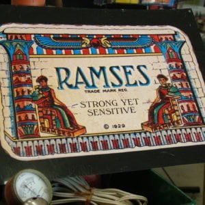 RAMSES Strong Yet Sensitive Condom Sign