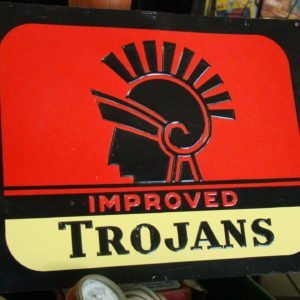 TROJANS Improved Condom Sign