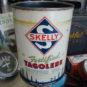 Skelly Fortified Tagolene Motor Oil Can, Quart