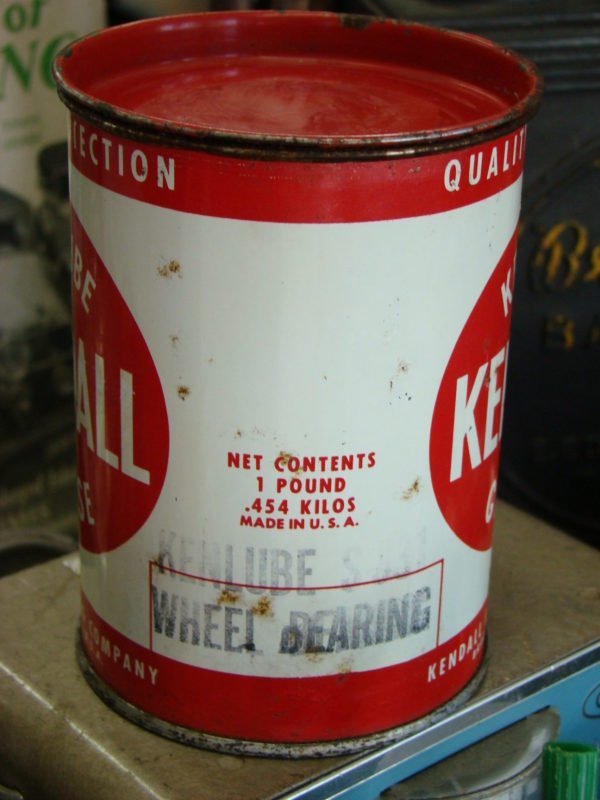 Kendall Kenlube Wheel Bearing Grease Back