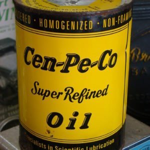 Central Petroleum Company Super-Refined Motor Oil Can, Quart