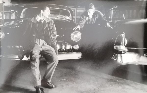 James Dean 1950s Garage Scene Poster