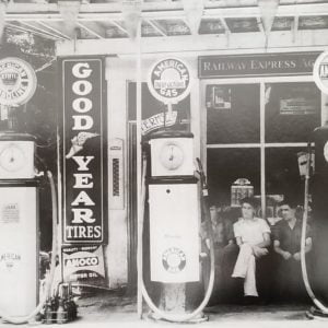 American AMOCO Gas Station