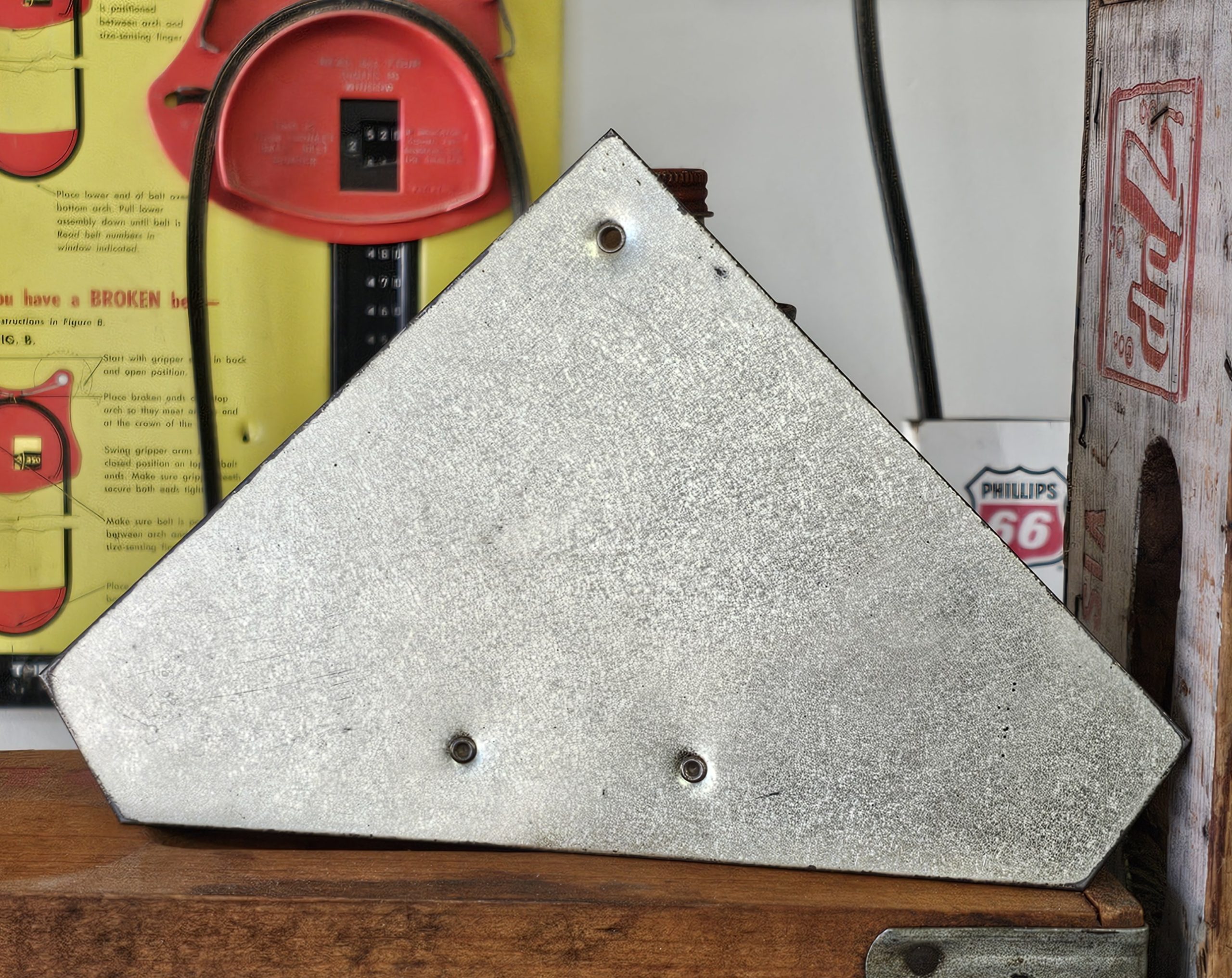 Midcentury Tie Rack With Style Chart Back