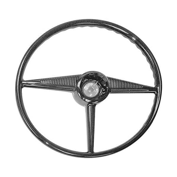 1953-55 Steering Wheel, Black