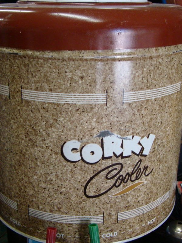 Corky Cooler With Glass Insert Label