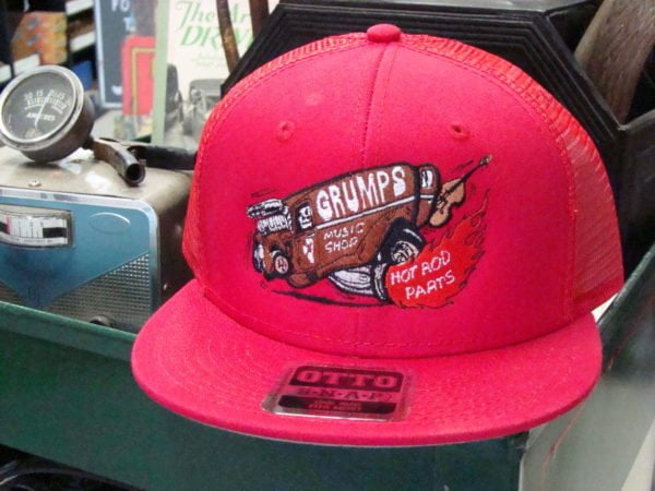 Grumps Hot Rod Delivery Trucker Hat Red