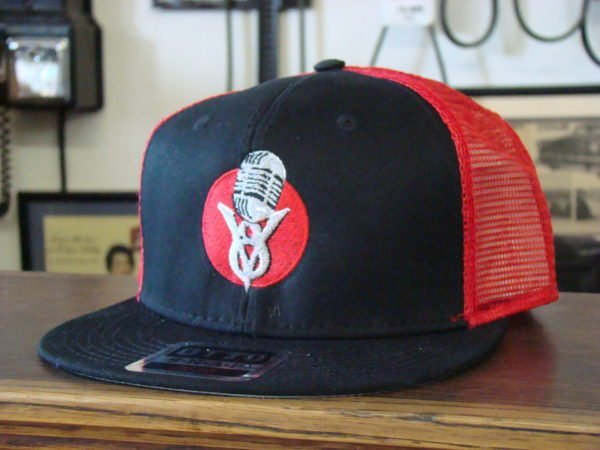 Grumps Snap Back Hot Rod V8-Microphone Black Red