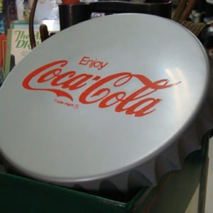 Enjoy Coca-Cola Bottle Cap Serving Tray Cork Plastic